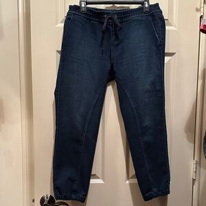 Guess Dark Blue Denim Jogger Pants